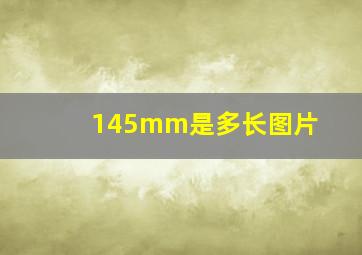 145mm是多长图片