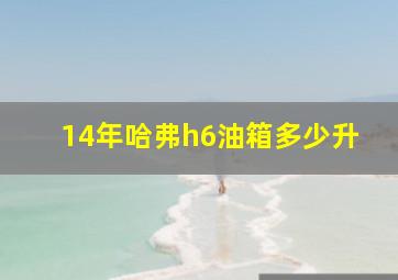 14年哈弗h6油箱多少升