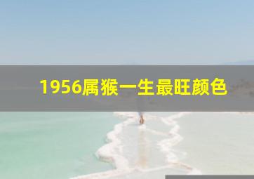 1956属猴一生最旺颜色