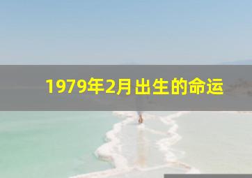 1979年2月出生的命运