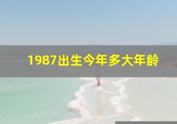 1987出生今年多大年龄