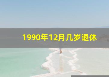 1990年12月几岁退休