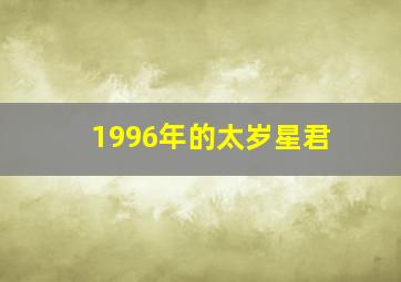 1996年的太岁星君