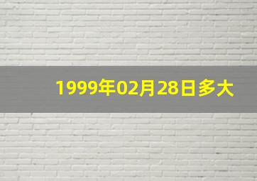 1999年02月28日多大