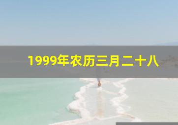 1999年农历三月二十八