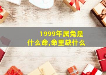 1999年属兔是什么命,命里缺什么