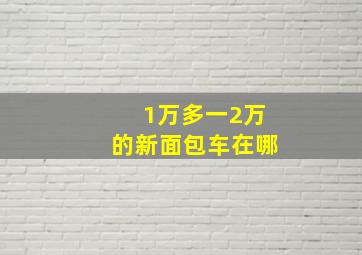 1万多一2万的新面包车在哪