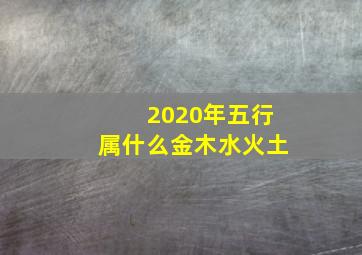 2020年五行属什么金木水火土