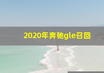 2020年奔驰gle召回