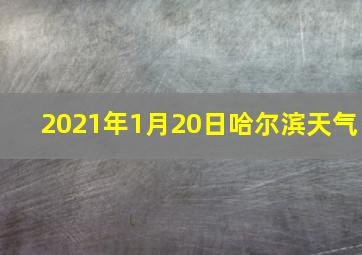 2021年1月20日哈尔滨天气