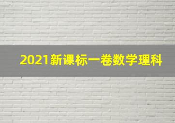 2021新课标一卷数学理科