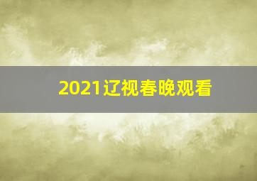 2021辽视春晚观看