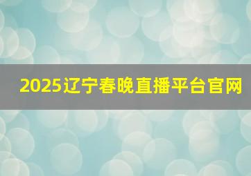 2025辽宁春晚直播平台官网