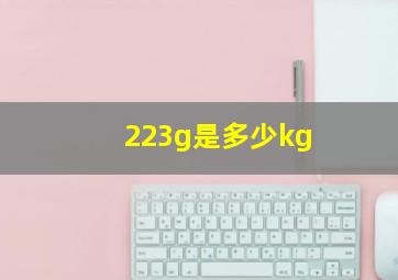 223g是多少kg