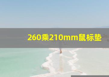 260乘210mm鼠标垫