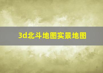 3d北斗地图实景地图