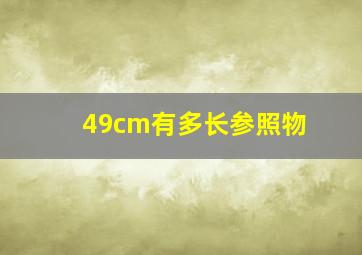 49cm有多长参照物