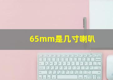 65mm是几寸喇叭