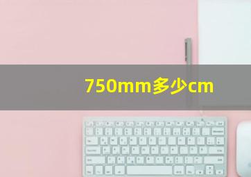 750mm多少cm