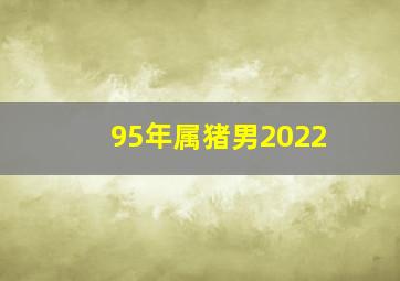 95年属猪男2022