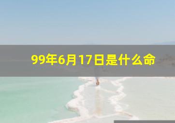 99年6月17日是什么命