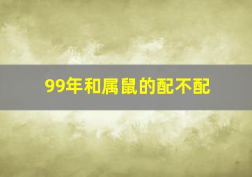 99年和属鼠的配不配