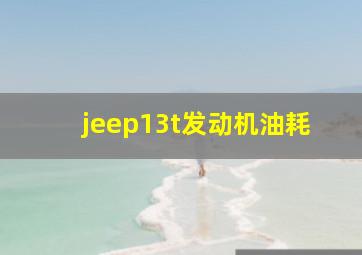 jeep13t发动机油耗