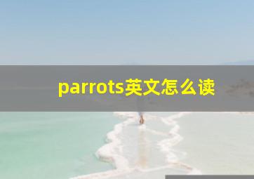 parrots英文怎么读