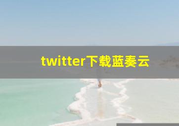 twitter下载蓝奏云