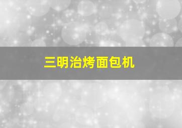 三明治烤面包机