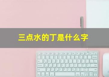 三点水的丁是什么字