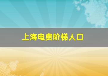 上海电费阶梯人口