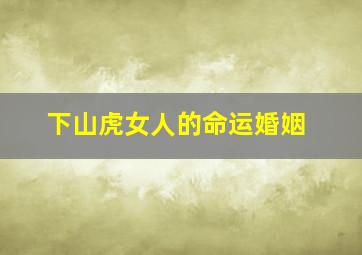 下山虎女人的命运婚姻