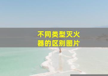 不同类型灭火器的区别图片