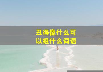 丑得像什么可以组什么词语