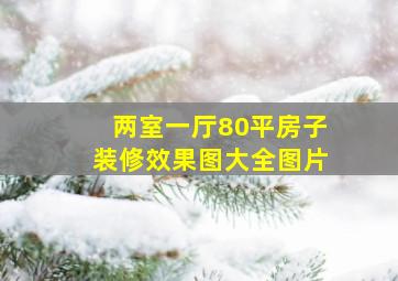 两室一厅80平房子装修效果图大全图片