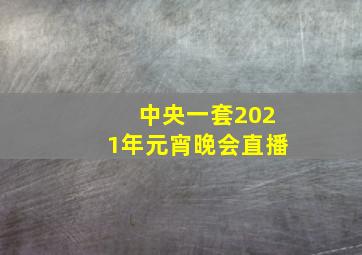 中央一套2021年元宵晚会直播