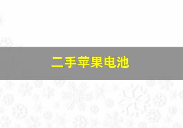 二手苹果电池