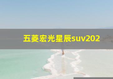 五菱宏光星辰suv202