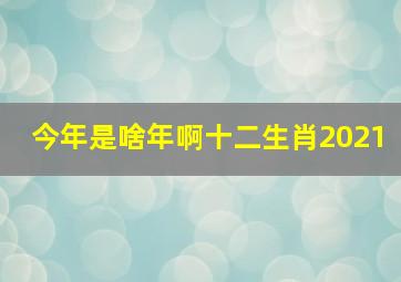 今年是啥年啊十二生肖2021