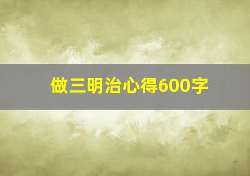 做三明治心得600字