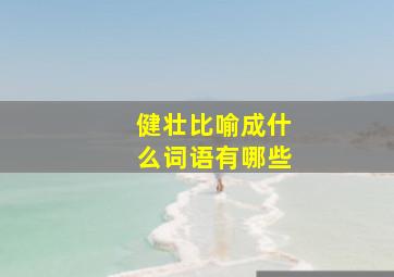 健壮比喻成什么词语有哪些