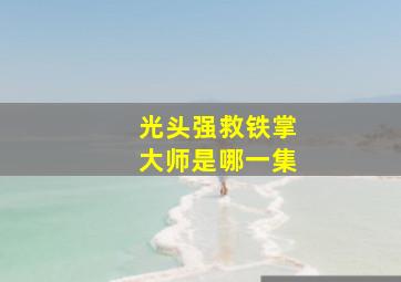 光头强救铁掌大师是哪一集