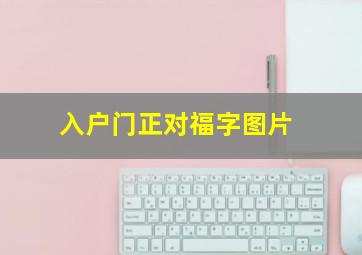 入户门正对福字图片