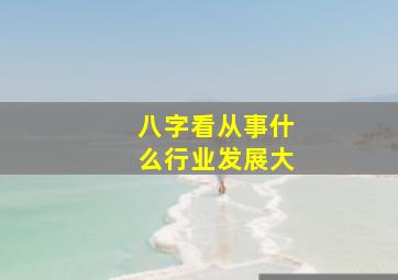 八字看从事什么行业发展大