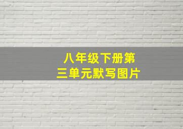 八年级下册第三单元默写图片