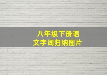 八年级下册语文字词归纳图片