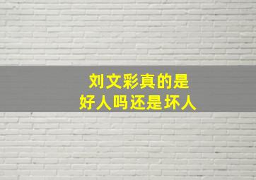 刘文彩真的是好人吗还是坏人