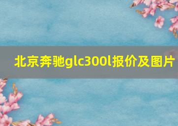 北京奔驰glc300l报价及图片