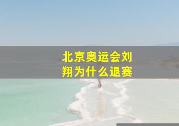 北京奥运会刘翔为什么退赛